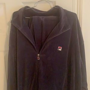 Fila SweatSuit velour Grey never worn 3XL
